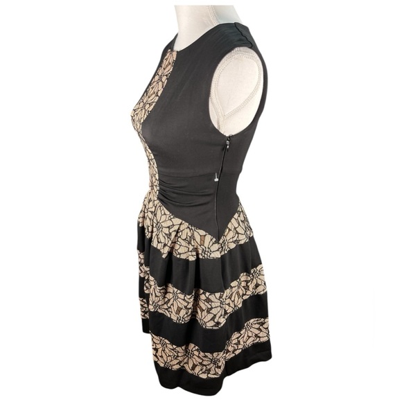 Anthropologie | Eva Franco | Strata Floral Lace Fit & Flare Dress - Picture 4 of 9